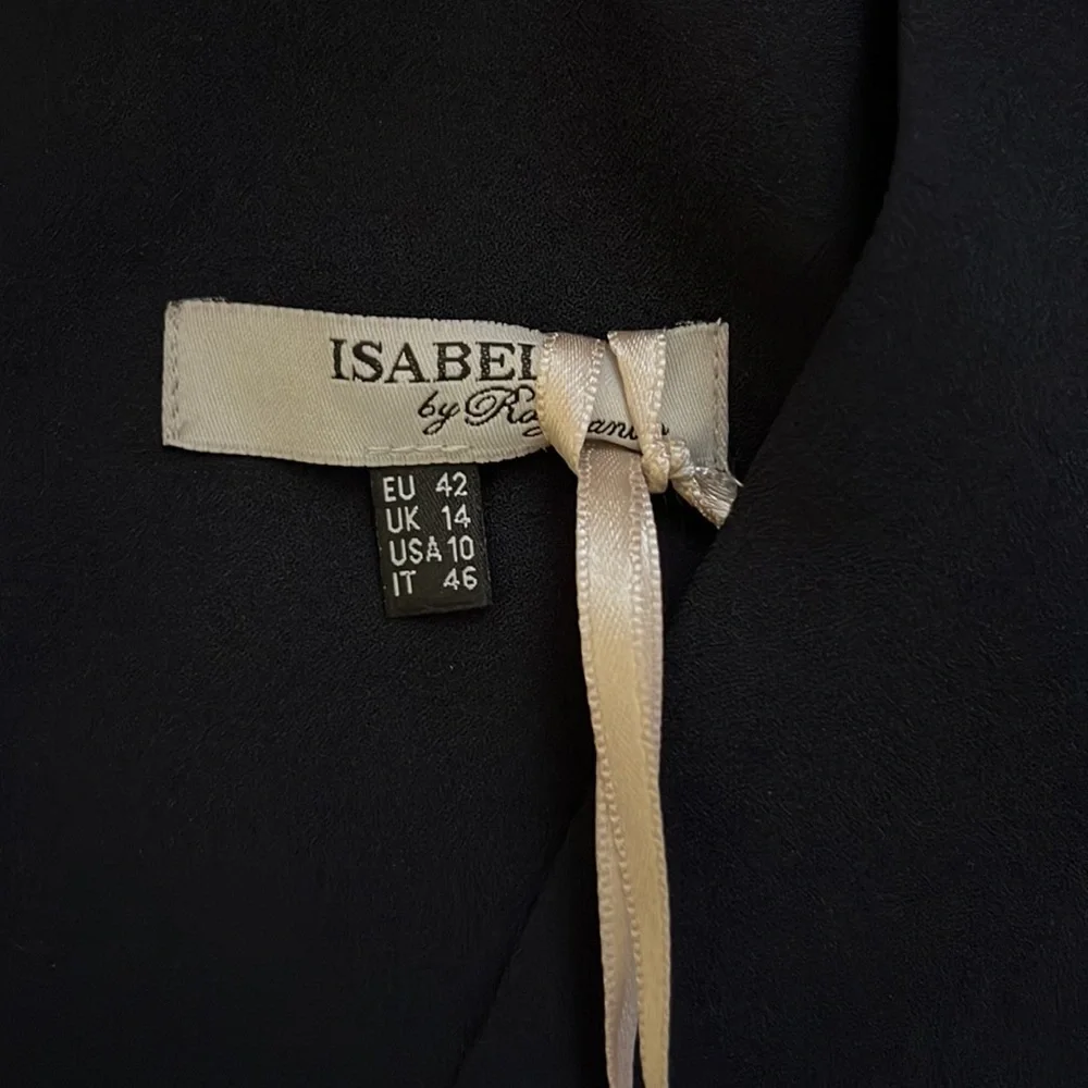NWT Isabel by Rozarancio navy v neck dress - Picture 2 of 6